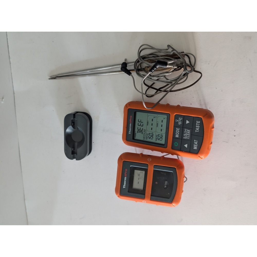 ThermoPro TP20 Wireless Remote Digital Meat Thermometer Dual Probe Used